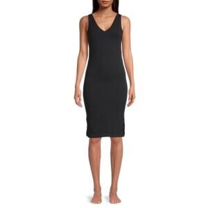YUMMIE V-Neck Sleeveless‎ Knee-Length Dress Size Small
